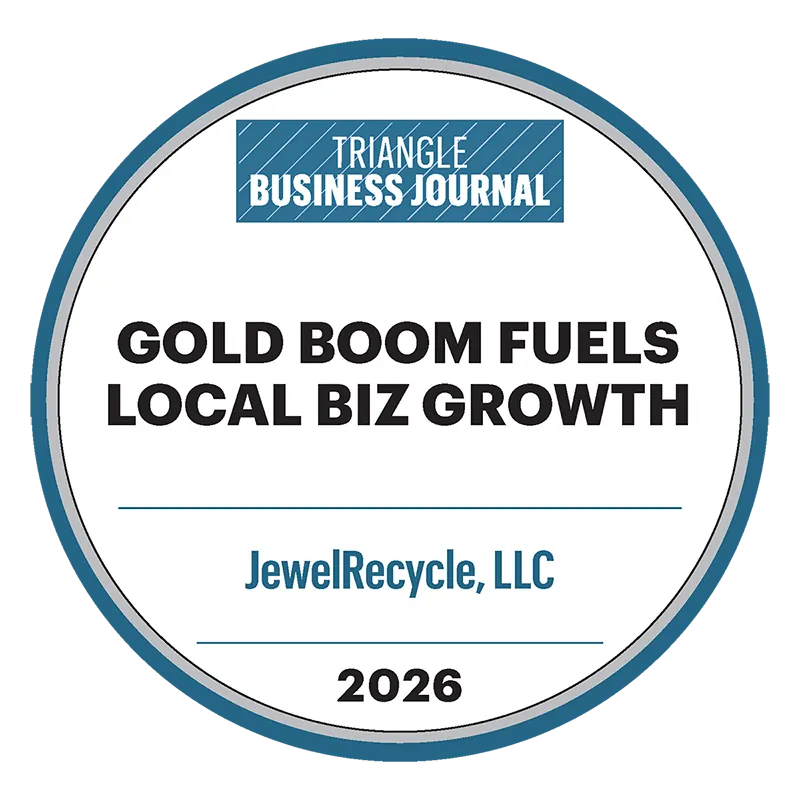 Triangle Business Journal article badge - Gold Boom Fuels Local Biz Growth